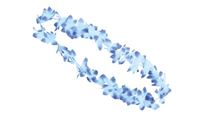 Picture of Hawaii-Blumenkette blau-weiß