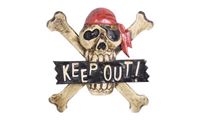 Imagen de Totenkopf-Schild "KEEP OUT"