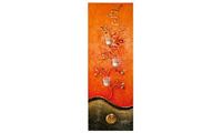 Picture of Collage "Sprössling" orange-gold