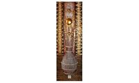 Picture of Collage "Rattanvase" gold