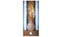 Picture of Collage "Rattanvase" blau