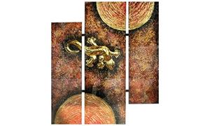 Picture of Collage Gecko 3-teilig
