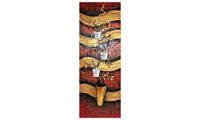Picture of Collage "Sprössling" rot-gold