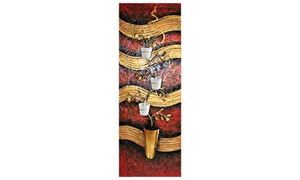 Picture of Collage "Sprössling" rot-gold