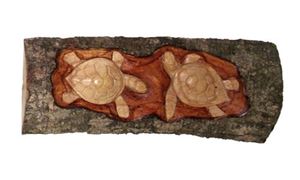 Immagine di Objekt Schildkröten geschnitzt