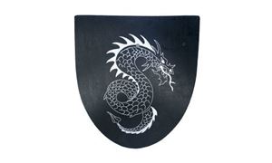 Imagen de Schild Hector Schlangendrache schwarz