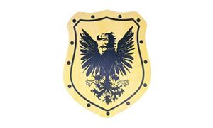Obrazek Schild Elegant Adler gelb