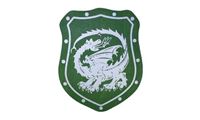 Obrazek Schild Elegant Drache grün