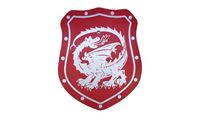 Imagen de Schild Elegant Drache rot