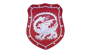 Imagen de Schild Elegant Drache rot