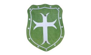 Obrazek Schild Elegant Kreuz grün