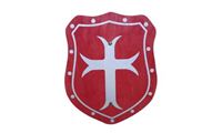 Imagen de Schild Elegant Kreuz rot