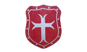 Imagen de Schild Elegant Kreuz rot