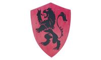 Imagen de Schild groß Löwe rot