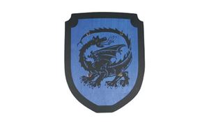 Imagen de Schild klein Drache blau