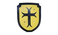 Imagen de Schild klein Kreuz gelb