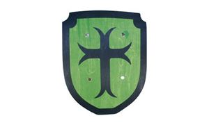 Obrazek Schild klein Kreuz grün