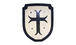 Imagen de Schild klein Kreuz natur