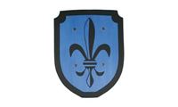 Imagen de Schild klein Lilie blau