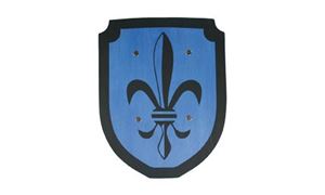 Imagen de Schild klein Lilie blau