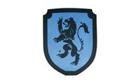 Imagen de Schild klein Löwe blau