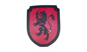 Obrazek Schild klein Löwe rot