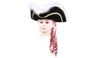 Bild von Pirat Captain Hut rot M