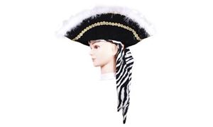 Bild von Pirat Captain Hut schwarz M