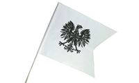 Obrazek Ritterfahne 58x43cm Adler weiß