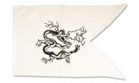 Obrazek Ritterfahne 50x30cm chin. Drache weiß