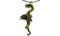 Obrazek Anhänger chin. Drache lang gold