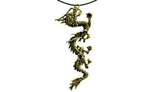 Picture of Anhänger chin. Drache lang 2 gold