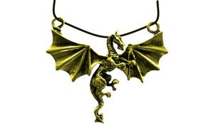 Picture of Anhänger Flügeldrache gold