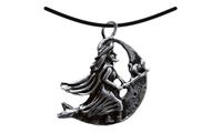 Picture of Anhänger Hexe mit Mond silber