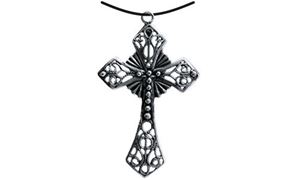 Picture of Anhänger Kreuz groß silber