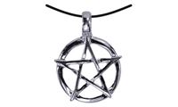 Picture of Anhänger Pentagramm groß silber