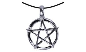 Picture of Anhänger Pentagramm groß silber