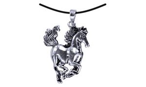 Image de Anhänger Pferd silber