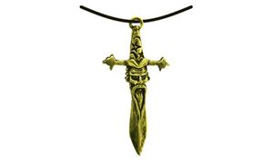 Picture of Anhänger Schwert Merlin gold