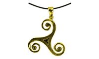 Picture of Anhänger Triskele gold