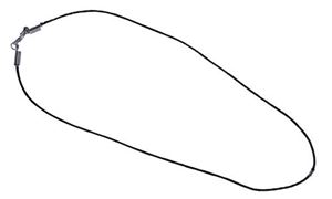 Image de Baumwollband mit Karabiner silber