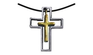 Picture of Anhänger Kreuz im Kreuz silber