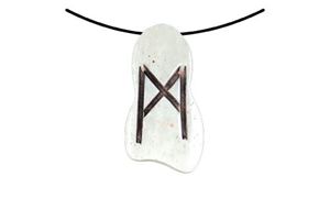 Obrazek Runenanhänger Mannaz "M" hell