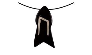 Imagen de Runenanhänger Uruz "U" dunkel