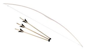 Picture of Bogen 120 cm m. 3 Pfeile (Pfropfen)