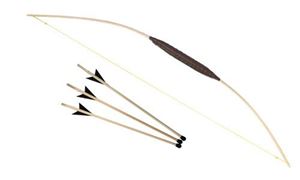 Picture of Kinderbogen m. 3 Pfeilen 100 cm (Pfropfen)