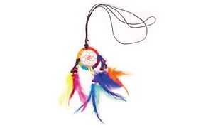 Obrazek Traumfänger Kette Regenbogen