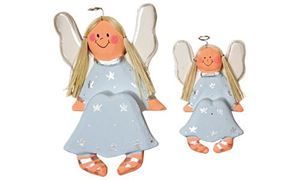 Picture of Christbaumschmuck Engel blau