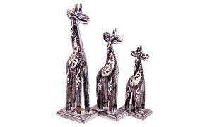 Image de Giraffe 3er-Set "Rustika" schwarz klein