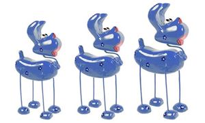 Image de FlatNeck Hund set blau
